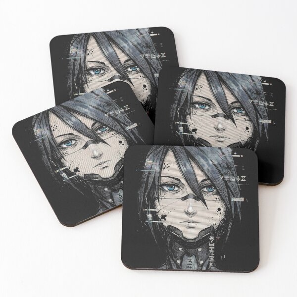 Item preview, Elster Signalis Android Black Hair Red Highlights Portrait designed and sold by Senpaiwaves.