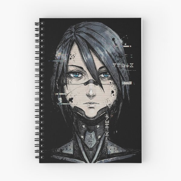 Item preview, Elster Signalis Android Black Hair Red Highlights Portrait designed and sold by Senpaiwaves.