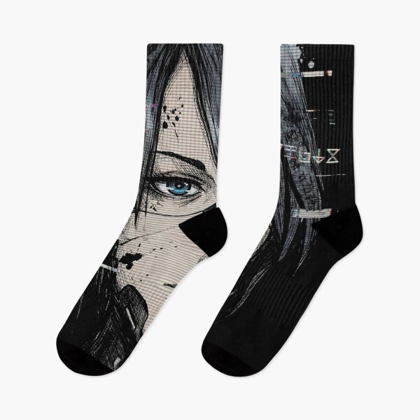 Item preview, Elster Signalis Android Black Hair Red Highlights Portrait designed and sold by Senpaiwaves.