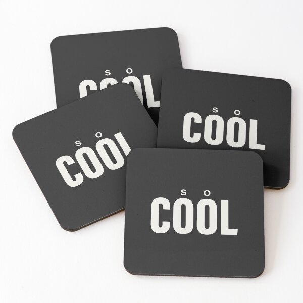 Artikelvorschau, Minimalistischer, „so COOL“-Streetwear-Stil mit markanter Typografie (Weiß auf Schwarz) entworfen und verkauft von trepiu.
