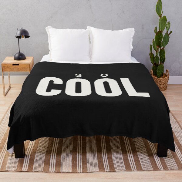 Item preview, Minimalist "so COOL" Bold Typography Streetwear Aesthetic (White on Black) designed and sold by trepiu.