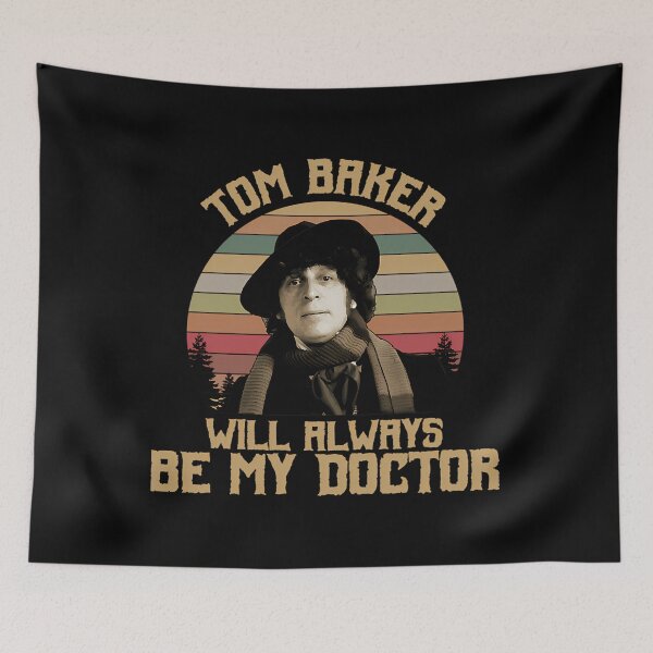 Item preview, Tom Baker Will Always Be My Doctor  Logo Cheap Logo Funny designed and sold by a6idineee.