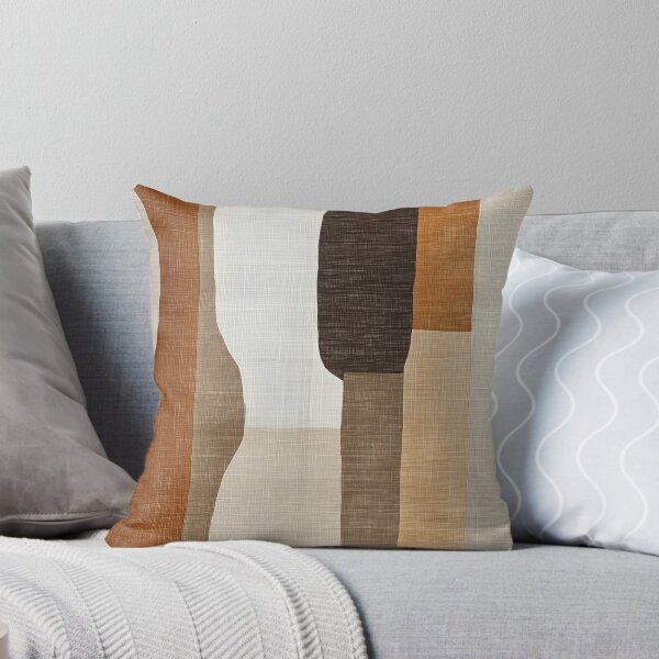 Item preview, Earthy Bottles Abstract - Warm Brown Cream Organic Pattern designed and sold by Caspereickeart.