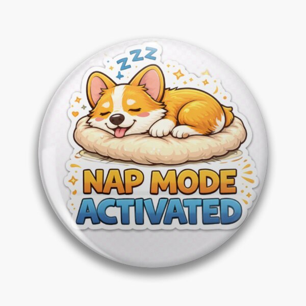 Item preview, Nap Mode Activated – Cute Sleeping Dog Sticker designed and sold by PavelskiArt.
