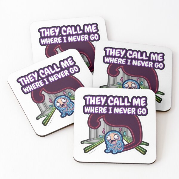 Item preview, They Call Me Where I Never Go Meme Sticker designed and sold by Imaginarium of Chaos falcon88 .