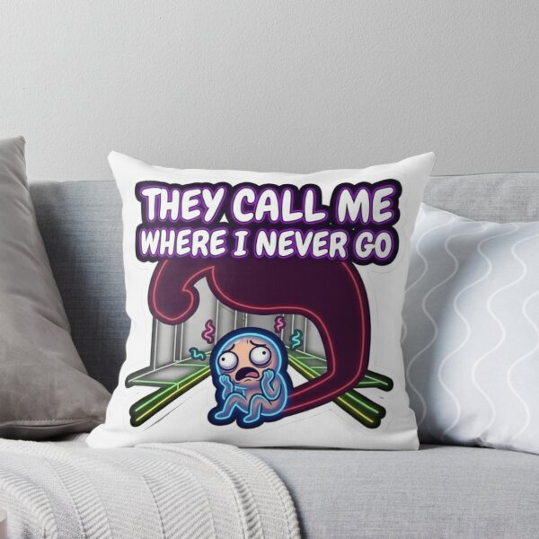 Item preview, They Call Me Where I Never Go Meme Sticker designed and sold by Imaginarium of Chaos falcon88 .