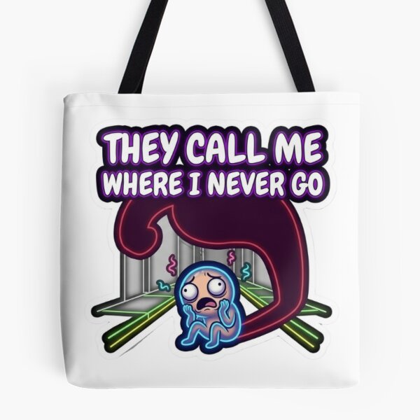 Item preview, They Call Me Where I Never Go Meme Sticker designed and sold by Imaginarium of Chaos falcon88 .