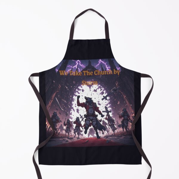Item preview, We Take the Church by Storm — Dark Wolf Art designed and sold by GeoWhimsy Studio.