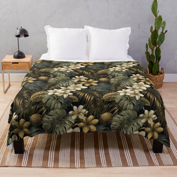 Item preview, Whimsical Tropical Flower  - Botanical Garden Pattern  - Gifts For Wife designed and sold by RoyalStarsPatts.