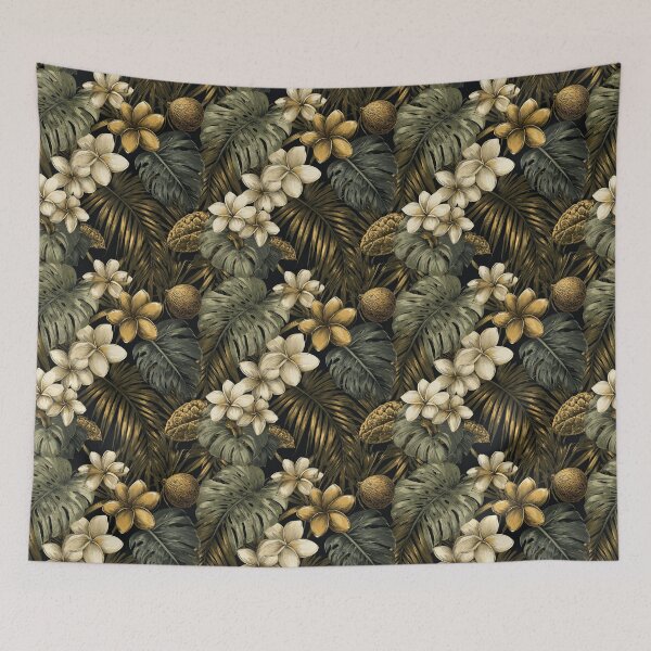 Item preview, Whimsical Tropical Flower  - Botanical Garden Pattern  - Gifts For Wife designed and sold by RoyalStarsPatts.