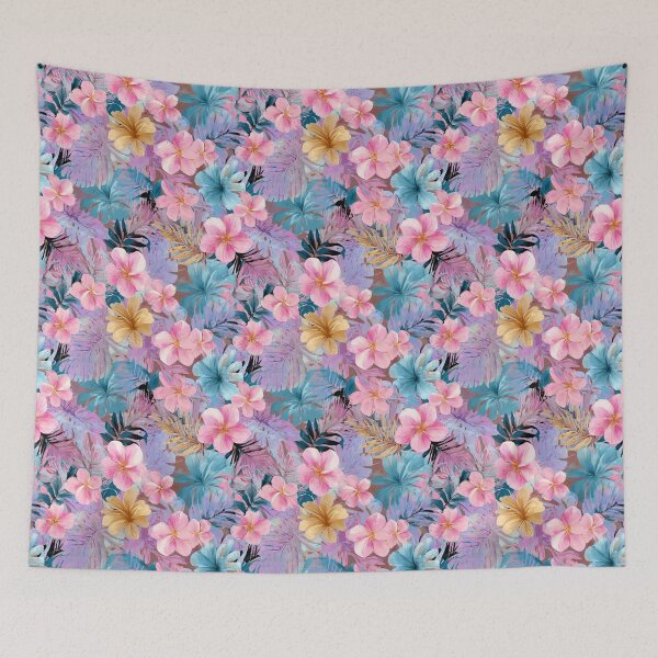 Item preview, Flourishing Tropical Floral Texture  - Flower Garden Pattern  - Unique Gifts For Women designed and sold by RoyalStarsPatts.