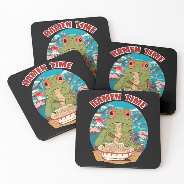 Item preview, Funny Frog Eating Ramen designed and sold by ragnacold.