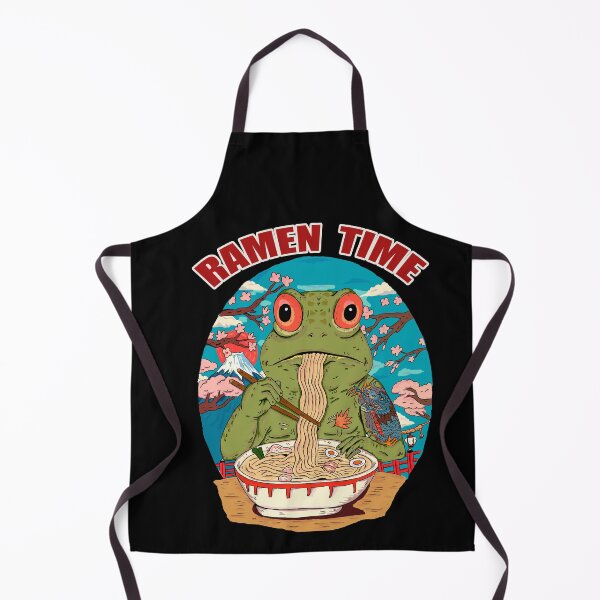 Item preview, Funny Frog Eating Ramen designed and sold by ragnacold.