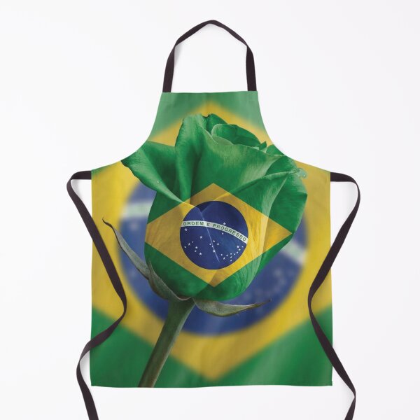 Item preview, Vibrant Brazilian Flag Rose National Pride Art designed and sold by DGtaLrtcom.