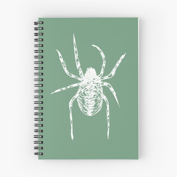 Item preview, Spider, Minimalist Handdrawn Ink Line Drawing Illustration, Mint Green designed and sold by SWSandraWechner.