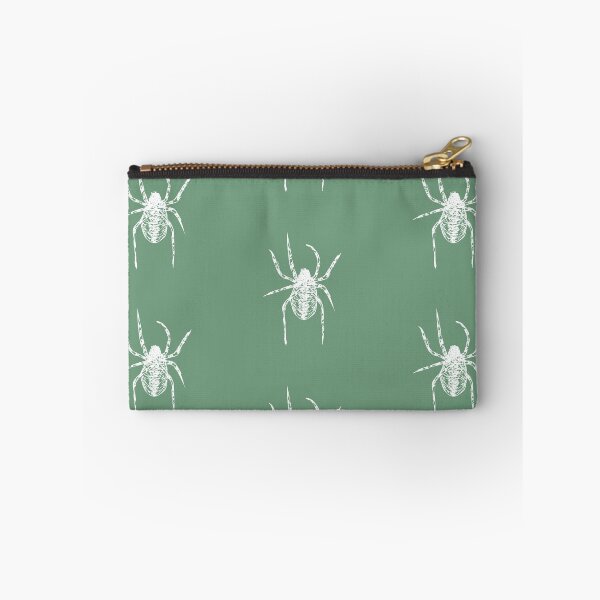 Item preview, Spider, Minimalist Handdrawn Ink Line Drawing Illustration, Mint Green designed and sold by SWSandraWechner.