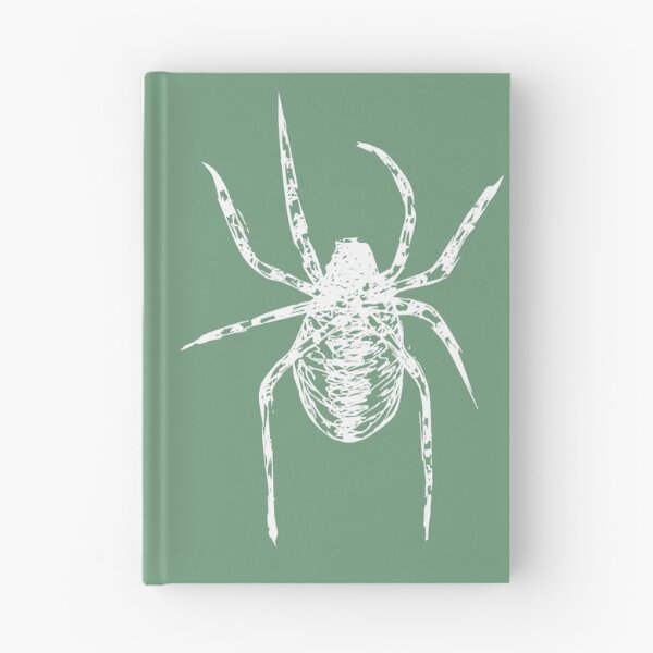 Item preview, Spider, Minimalist Handdrawn Ink Line Drawing Illustration, Mint Green designed and sold by SWSandraWechner.