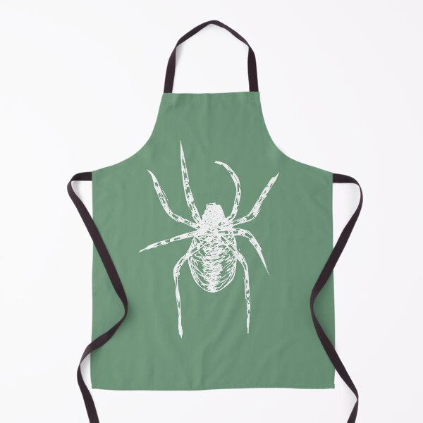 Item preview, Spider, Minimalist Handdrawn Ink Line Drawing Illustration, Mint Green designed and sold by SWSandraWechner.