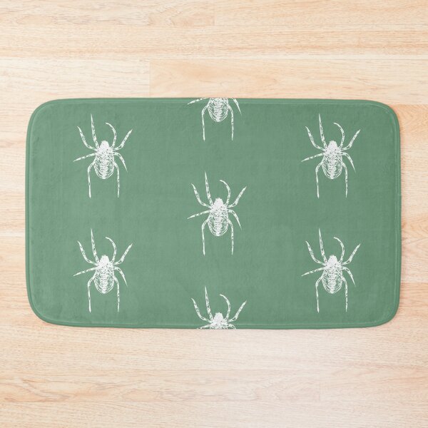 Item preview, Spider, Minimalist Handdrawn Ink Line Drawing Illustration, Mint Green designed and sold by SWSandraWechner.