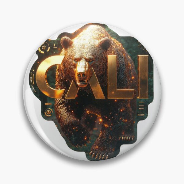 Item preview, Wild California Bear – West Coast Aesthetic Design designed and sold by Berouita studio .