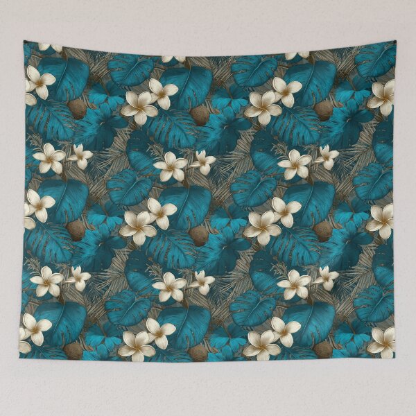 Item preview, Flourishing Tropical Floral Texture  - Flower Floral Bouquet  - Christmas Gifts designed and sold by RoyalStarsPatts.