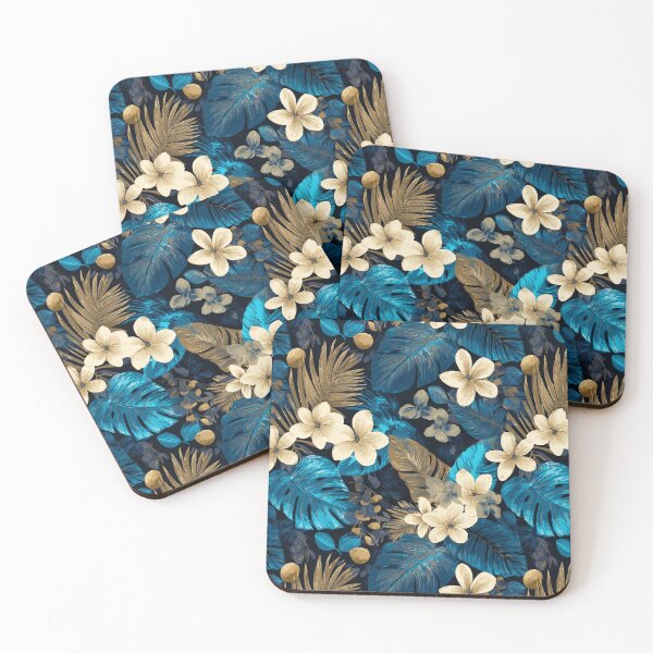 Item preview, Radiant Tropical Floral Texture  - Birth Flower Motif  - Sympathy Gifts designed and sold by RoyalStarsPatts.