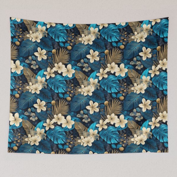 Item preview, Radiant Tropical Floral Texture  - Birth Flower Motif  - Sympathy Gifts designed and sold by RoyalStarsPatts.