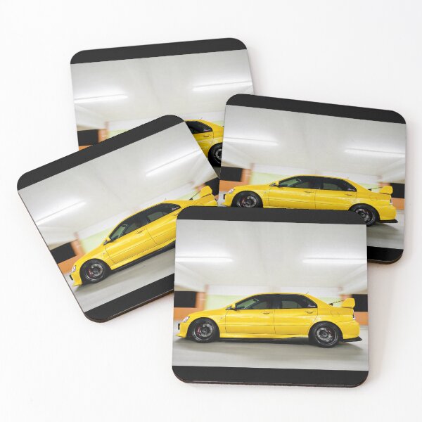 Item preview, LIGHTNING YELLOW EVO 9 SIDE ROLLING SHOT designed and sold by TheMitsuGuy.