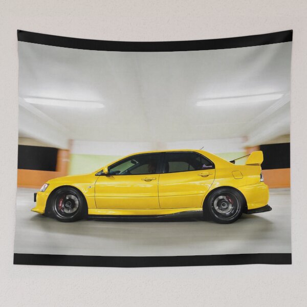 Item preview, LIGHTNING YELLOW EVO 9 SIDE ROLLING SHOT designed and sold by TheMitsuGuy.