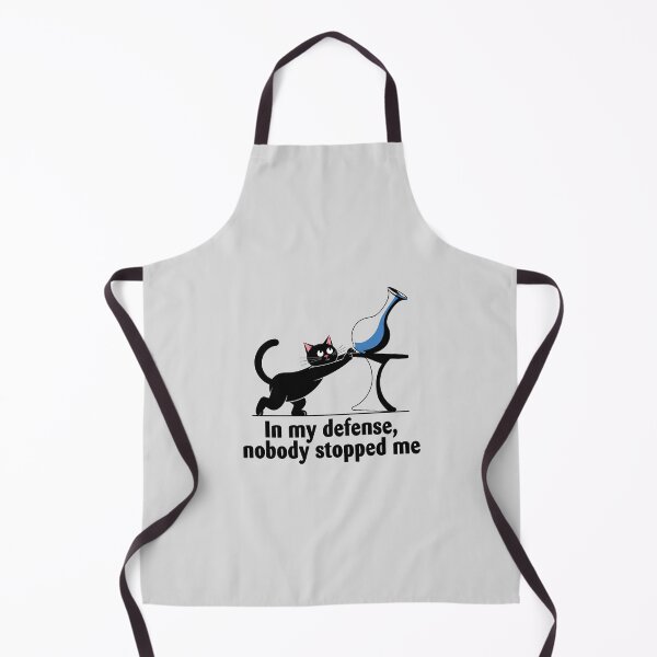 Item preview, Sleek Black Cat "Nobody Stopped Me" Design - Funny Cat Lover Gift designed and sold by ArthousePromos.