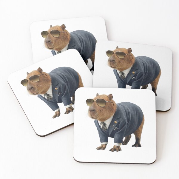 Item preview, Funny Boss Capybara Cool Sunglasses Animal Meme Vibes designed and sold by VGAfanatic.