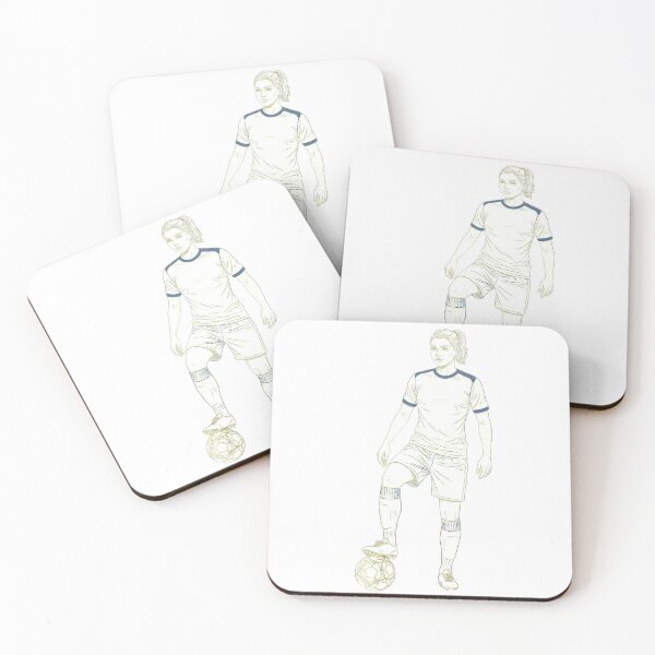 Item preview, Football sketch - female footballer designed and sold by FehlingMedia.