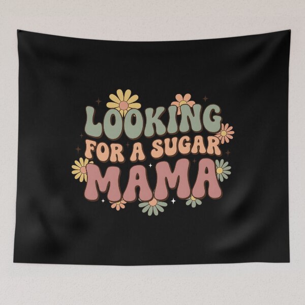 Item preview, Looking for A Sugar Mama Groovy Retro Vintage Mothers Day designed and sold by OlakunleOloroz.