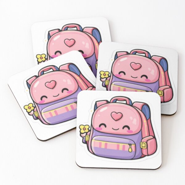 Item preview, Cute School Backpack Sticker | Kawaii Student Life designed and sold by PoisedPaper.