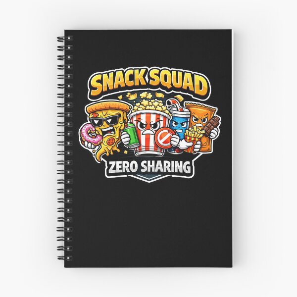 Item preview, SNACK SQUAD – ZERO SHARING – Funny Sticker & T-Shirt Design designed and sold by Timeless Junction.