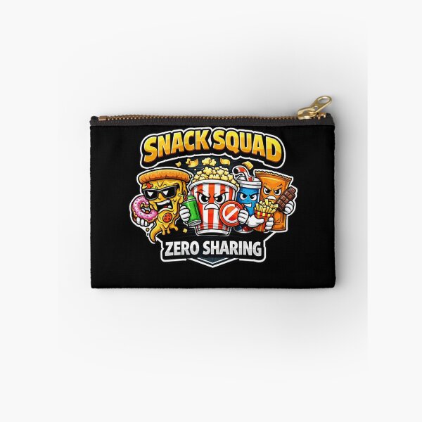 Item preview, SNACK SQUAD – ZERO SHARING – Funny Sticker & T-Shirt Design designed and sold by Timeless Junction.