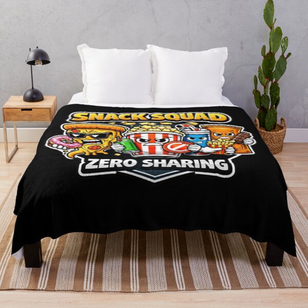 Item preview, SNACK SQUAD – ZERO SHARING – Funny Sticker & T-Shirt Design designed and sold by Timeless Junction.
