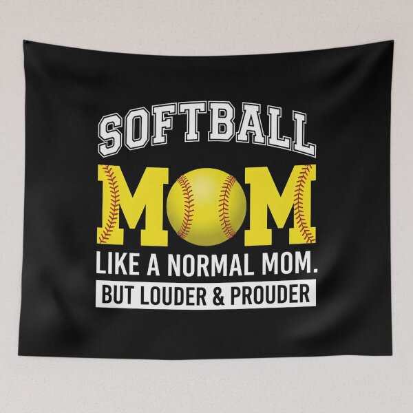 Item preview, Loud and Proud Mom Life Softball Baseball Mothers Game Day designed and sold by OlakunleOloroz.