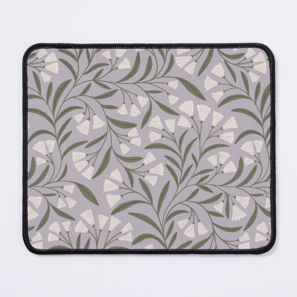 Item preview, Delicate trailing floral - Muted pastel lilac botanical pattern designed and sold by Illustrated by Nat.
