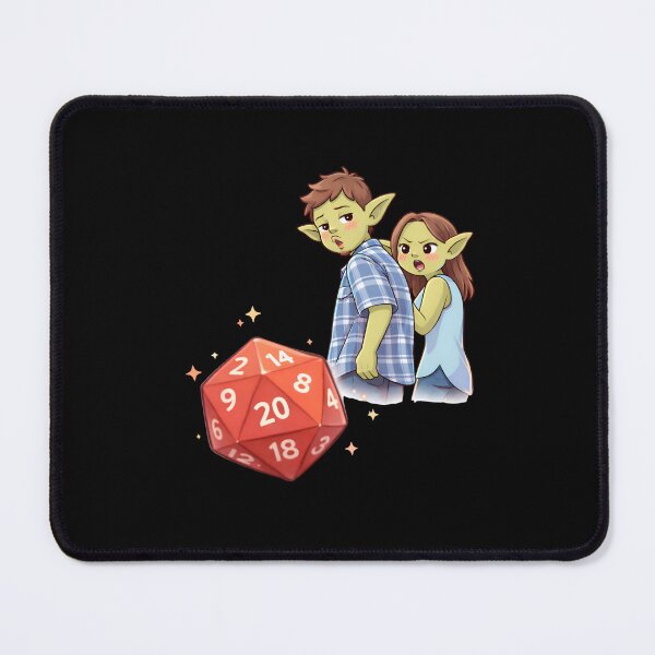 Item preview, Distracted RPG Gamer Goblin Looking At D20 Meme designed and sold by Fenay Designs.