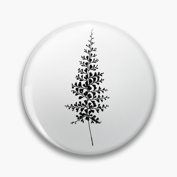Item preview, Fern II, Minimalist Aesthetic Line Drawing Natural Design designed and sold by SWSandraWechner.
