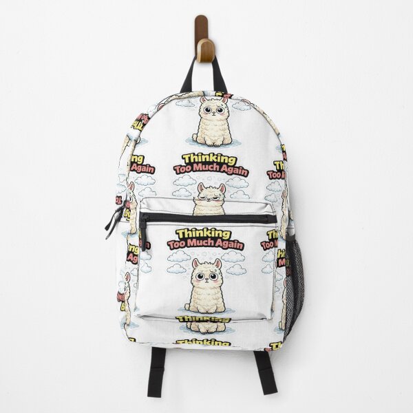 Item preview, Thinking Too Much Again Llama – Funny Overthinking Meme designed and sold by Gentlestate.