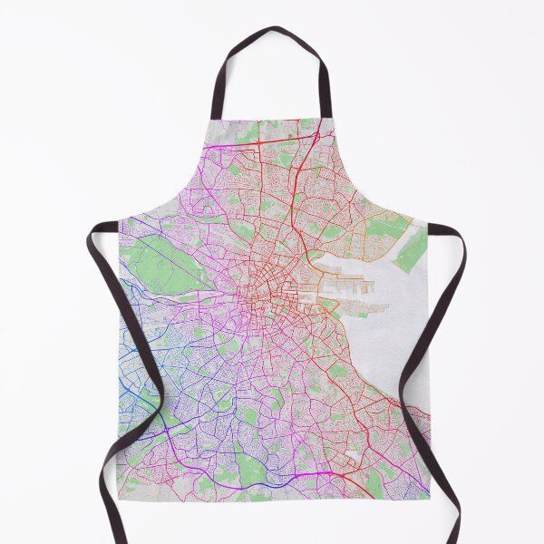 Item preview, Dublin City Map of Ireland - Colorful designed and sold by deMAP.