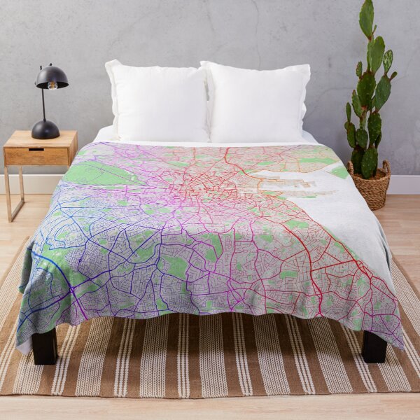 Item preview, Dublin City Map of Ireland - Colorful designed and sold by deMAP.