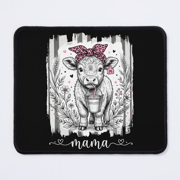 Item preview, Mama Highland Cow Floral Mothers Day Mom Funny Highland Cow designed and sold by OlakunleOloroz.
