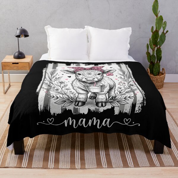 Item preview, Mama Highland Cow Floral Mothers Day Mom Funny Highland Cow designed and sold by OlakunleOloroz.
