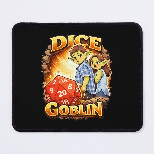 Item preview, Dice Goblin Funny Distracted Gamer Meme D20 RPG designed and sold by Fenay Designs.