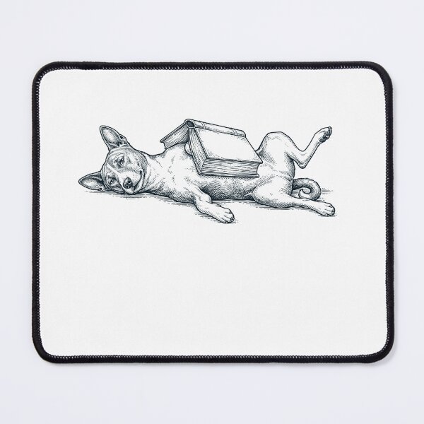 Item preview, Funny Basenji Reading Book Nap Dog Lover designed and sold by DoodleTortle.