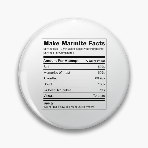 Item preview, Make Marmite Facts designed and sold by eldram.