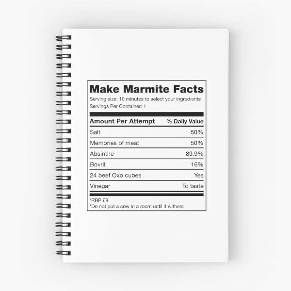 Item preview, Make Marmite Facts designed and sold by eldram.
